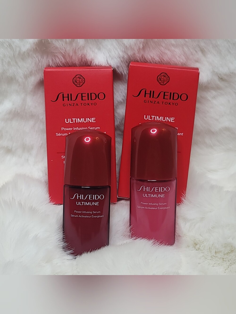 NIB Shiseido Ultimune Power Infusing Serum 2 Mini / Travel Bottles Revitalize